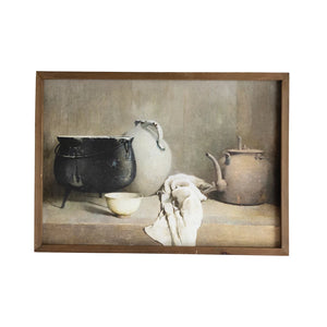 Wood Frame w/ Still Life Image