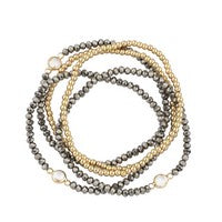 Jai Gold Hematite Bracelet
