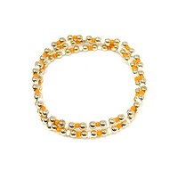 Love Orange/White Bracelet