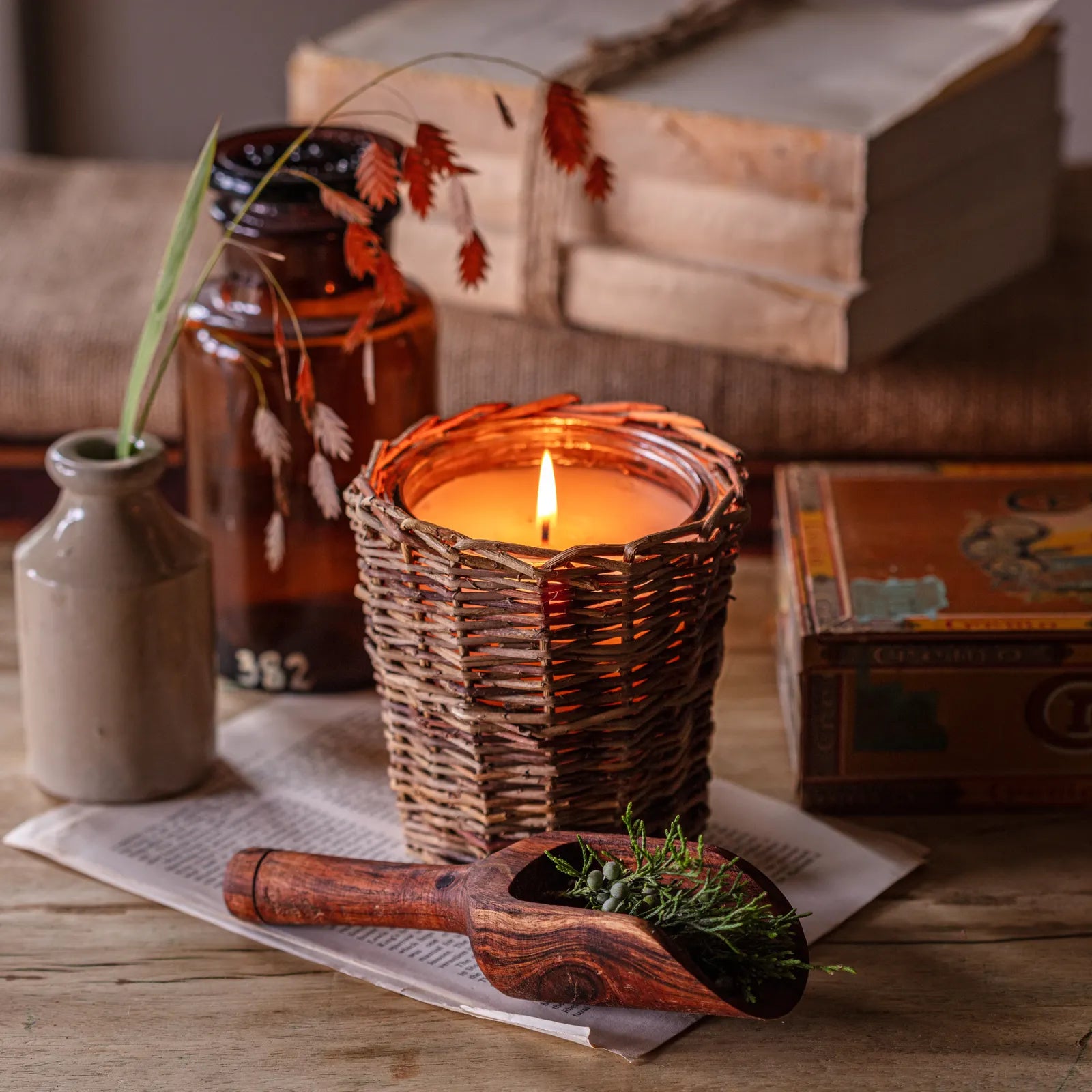 Hickory Tobacco & Tweed Candle – HooLaLa