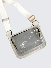 Load image into Gallery viewer, Clear Purse w/ Vols Beaded Strap
