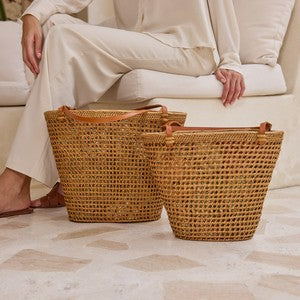 Open Weave Vine Basket