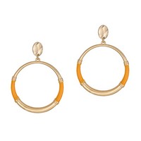Theta Tangerine Earrings