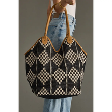 Load image into Gallery viewer, Diamond Pattern Tote
