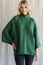 Load image into Gallery viewer, Dolman Sleeve Turtleneck Pullover
