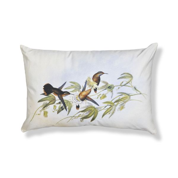 Hummingbird Lumbar Pillow