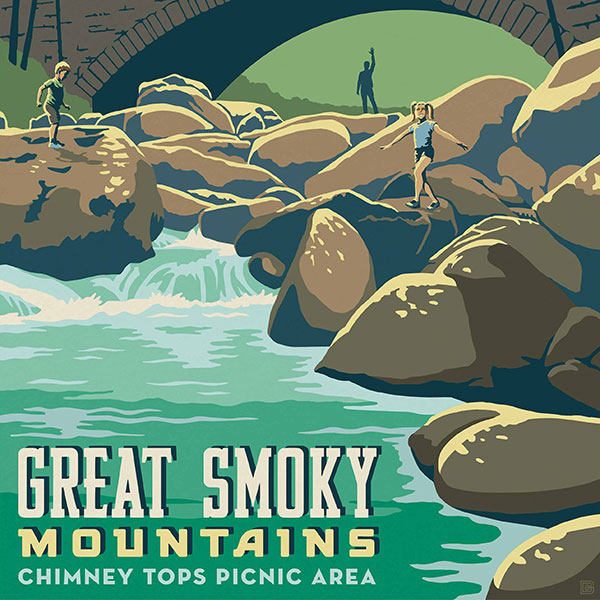 Great Smoky Mtns Chimney Tops Puzzle